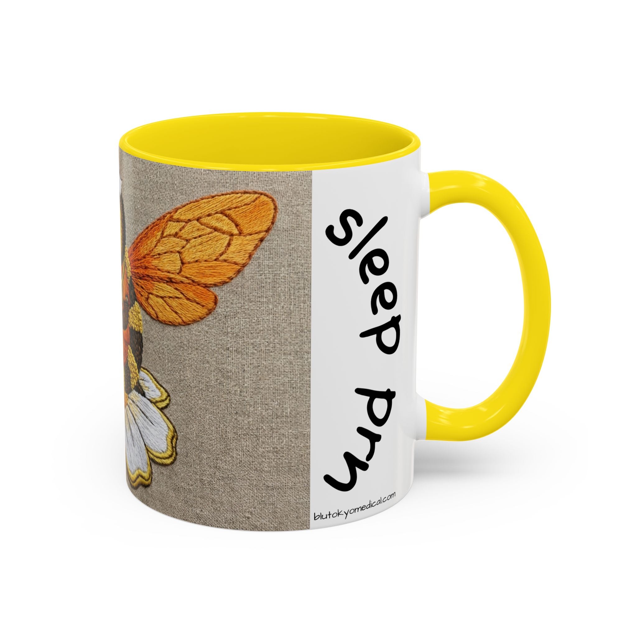 Bee Nurse Coffee Mug — Cute ‘Sleep Phy’ Floral Accent Mug (11/15oz)