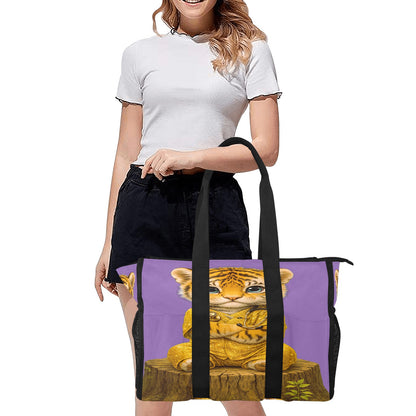 Yoga Tiger Tote for Nurses, Students & Moms