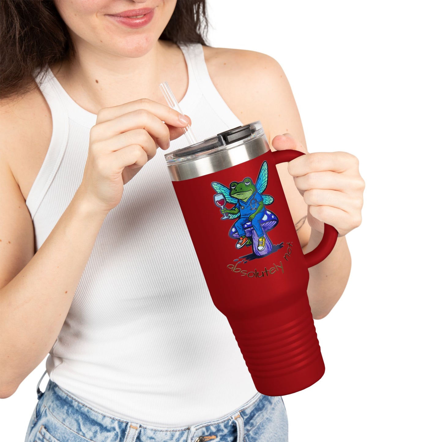 Nurse 'Off Work — Absolutely Not!' 40oz Insulated Travel Mug