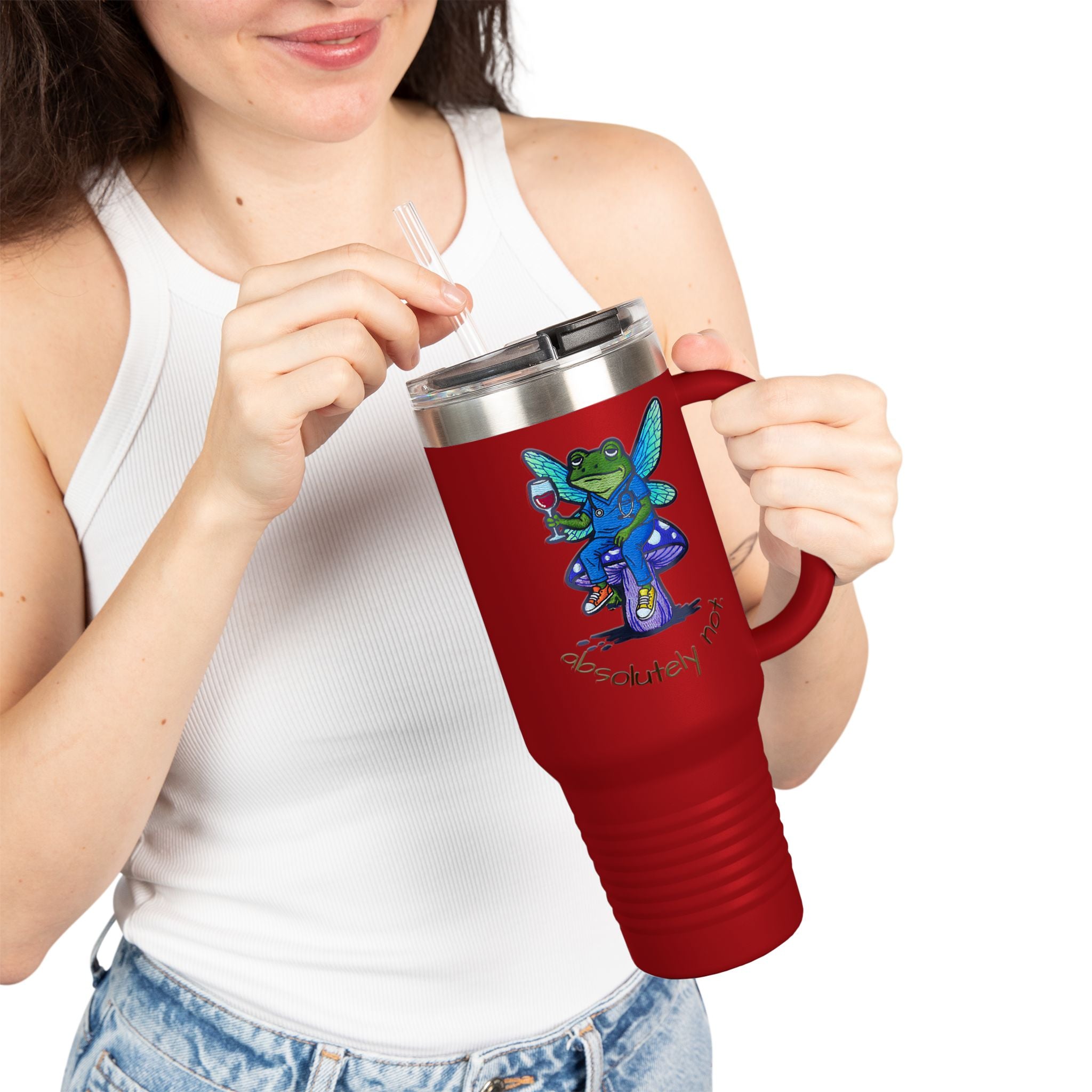 Nurse 'Off Work — Absolutely Not!' 40oz Insulated Travel Mug