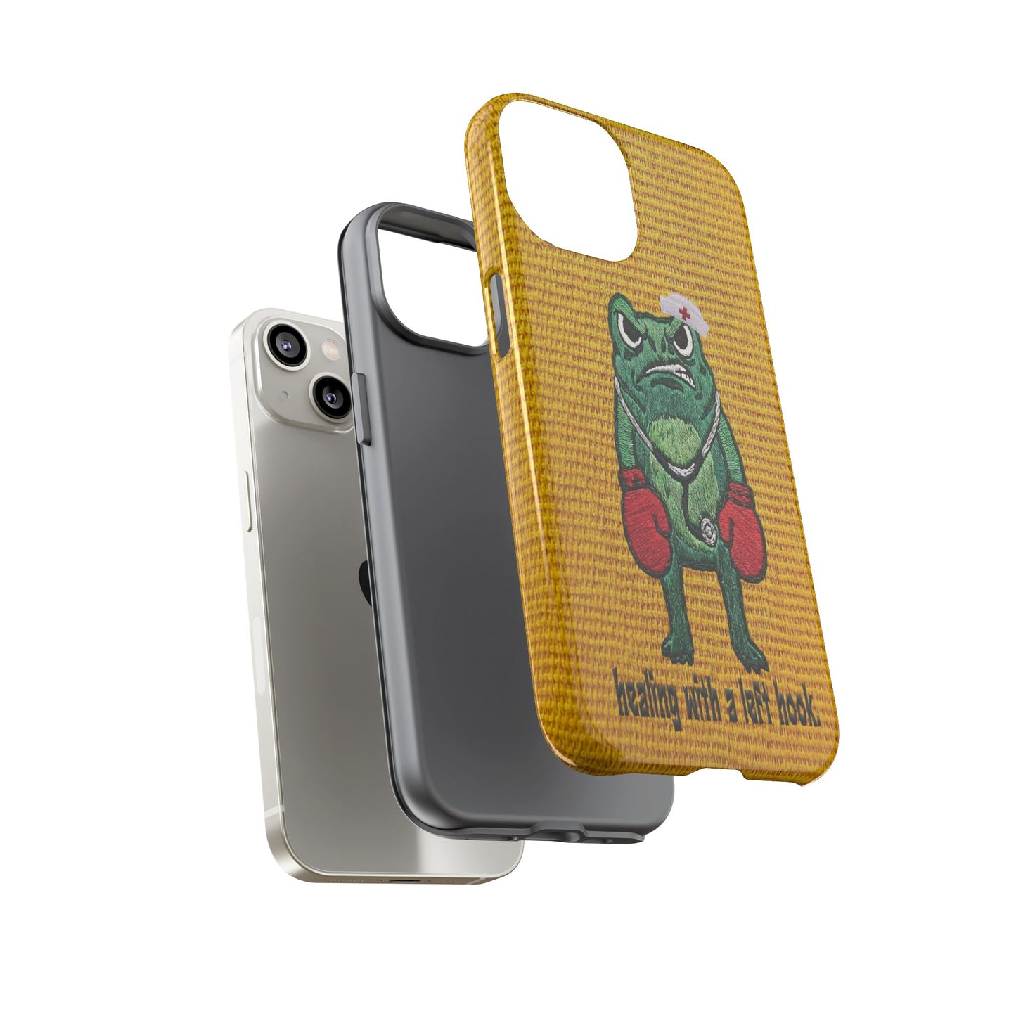 Tough Cases: 'Healing With a Left Hook' Boxing Nurse Phone Case