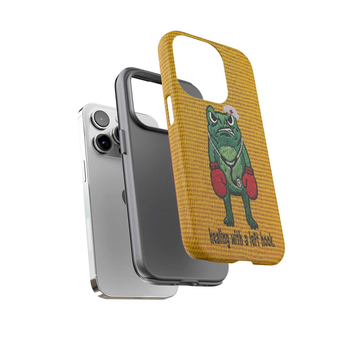 Tough Cases: 'Healing With a Left Hook' Boxing Nurse Phone Case