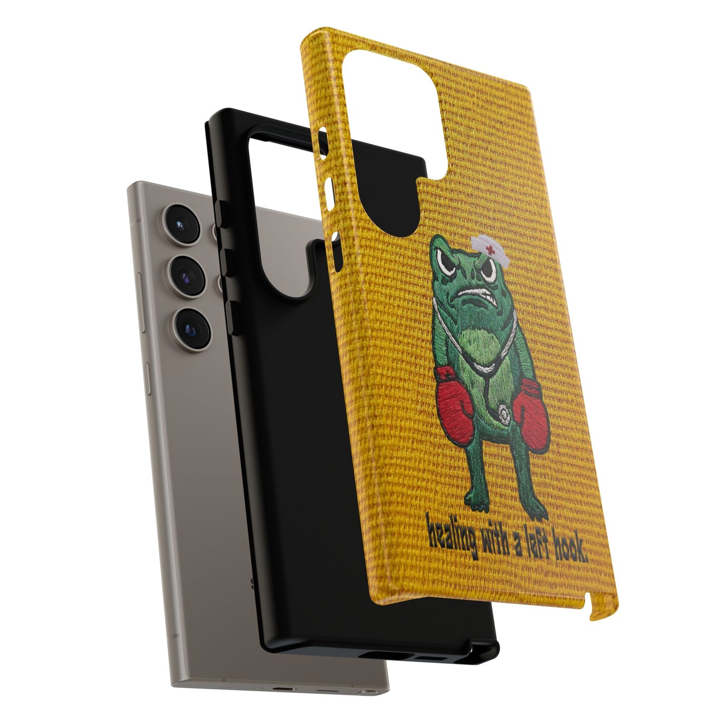 Tough Cases: 'Healing With a Left Hook' Boxing Nurse Phone Case