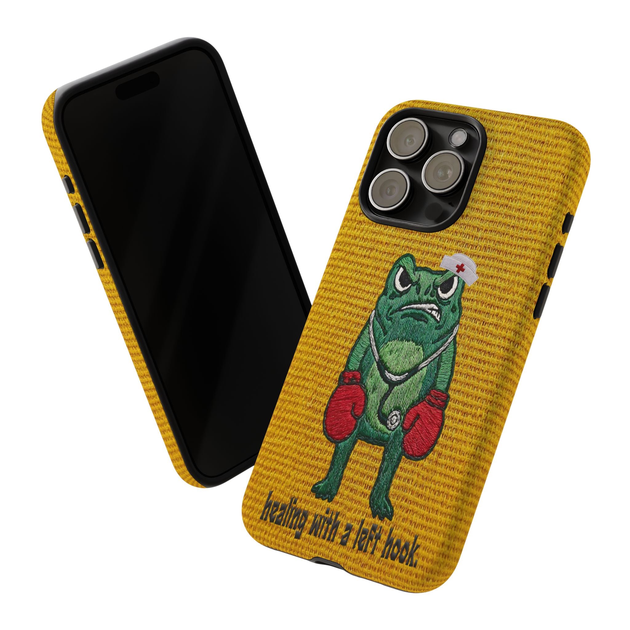 Tough Cases: 'Healing With a Left Hook' Boxing Nurse Phone Case