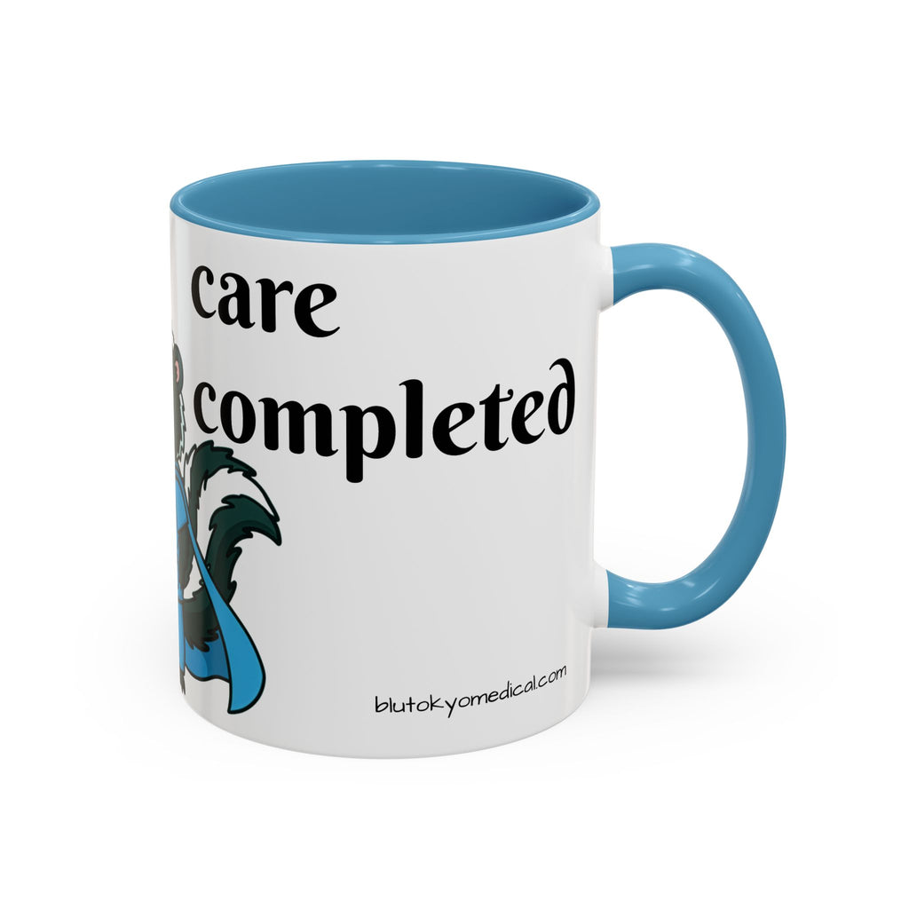CNA Skunk Warrior Accent Coffee Mug — "Funk defeated,Care Completed"