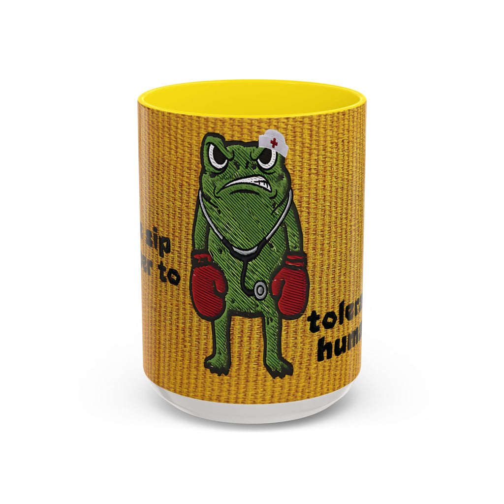 Boxing  Nurse Frog Coffee Mug (11, 15oz)