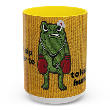 Boxing  Nurse Frog Coffee Mug (11, 15oz)