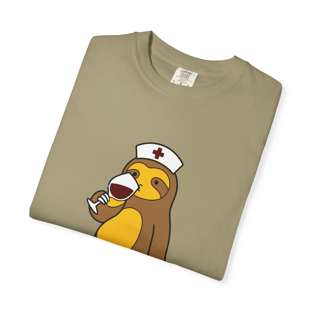 Sloth Nurse T-Shirt — Thanking you for Her Service  Cute, Funny Medical Gift