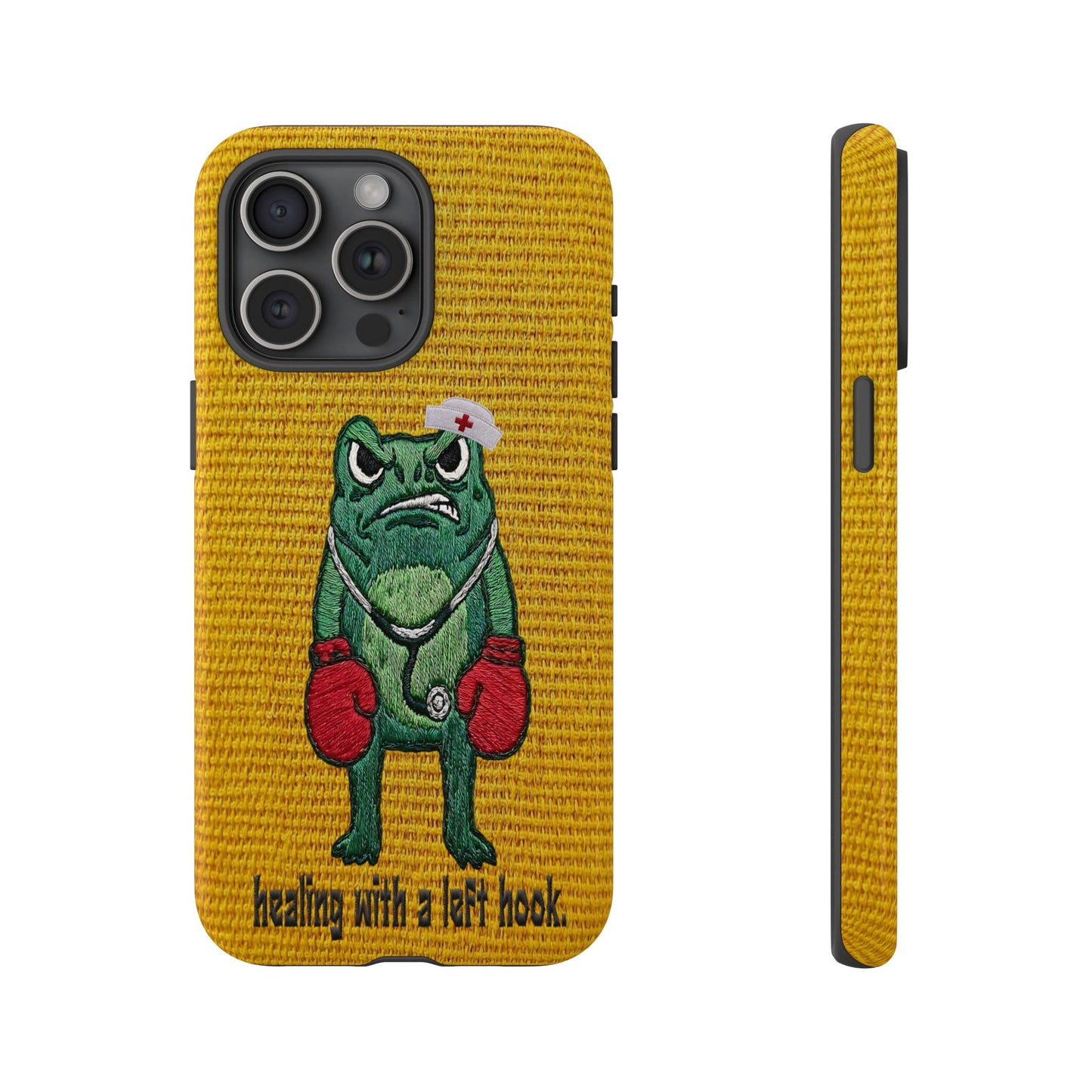 Tough Cases: 'Healing With a Left Hook' Boxing Nurse Phone Case