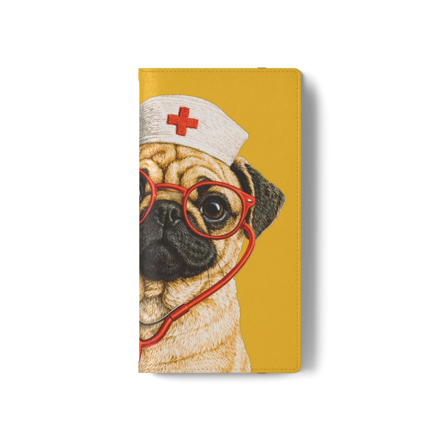 Pug Nurse Flip Phone Case – Cute Medical Phone Cover