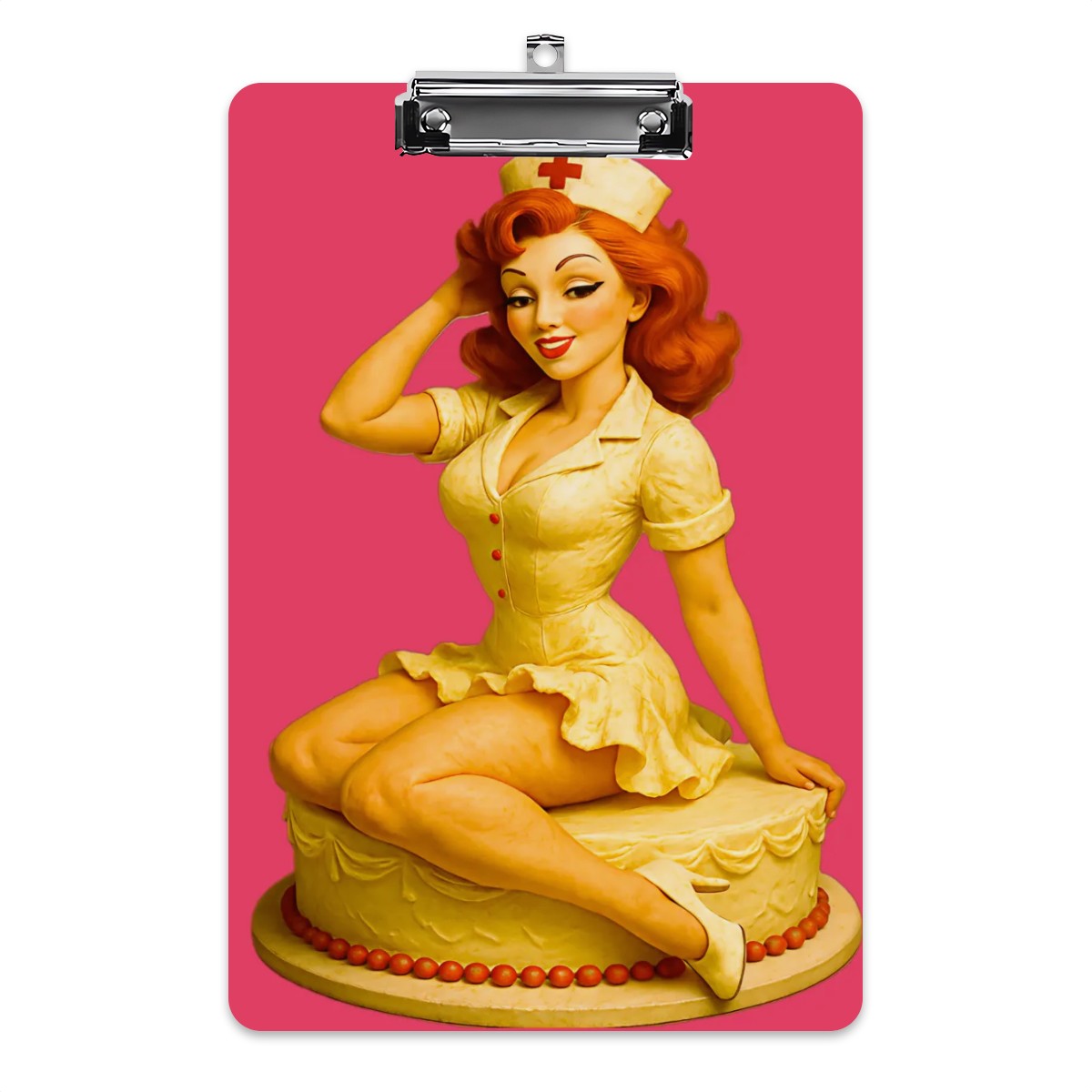 Acrylic Nurse Cake Clipboard