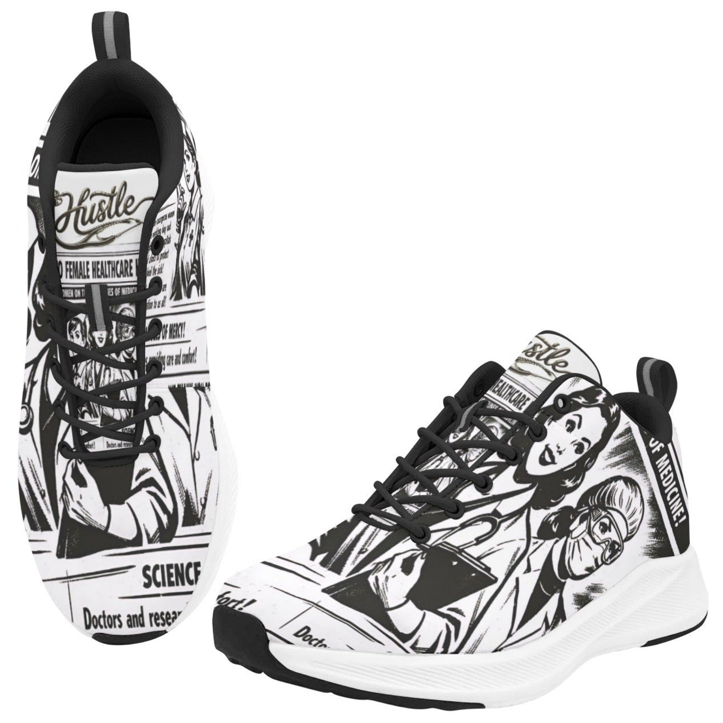 Hustle & Heal™ Women in Science Comic Sneakers