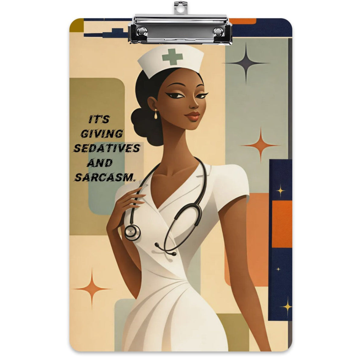 Sedatives and Sarcasm-Acrylic Clipboard