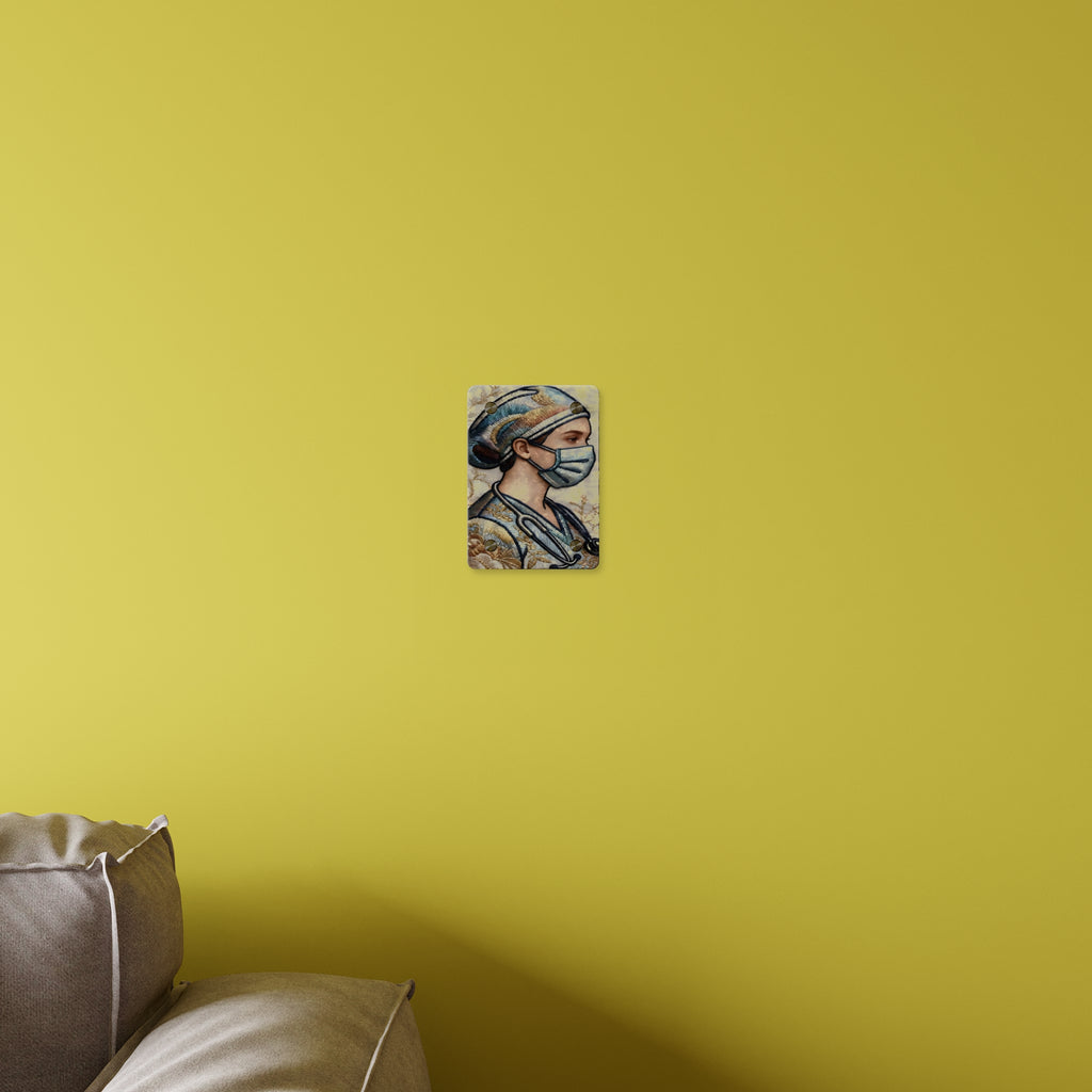 Guardian in Stitches – Acrylic Tribute to healthcare Heroes