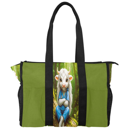 Medical Work Tote with Goat Character