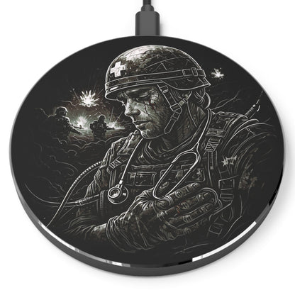 Wireless Charger — Tactical Combat Medic Design Wireless Charger (Military Paramedic)