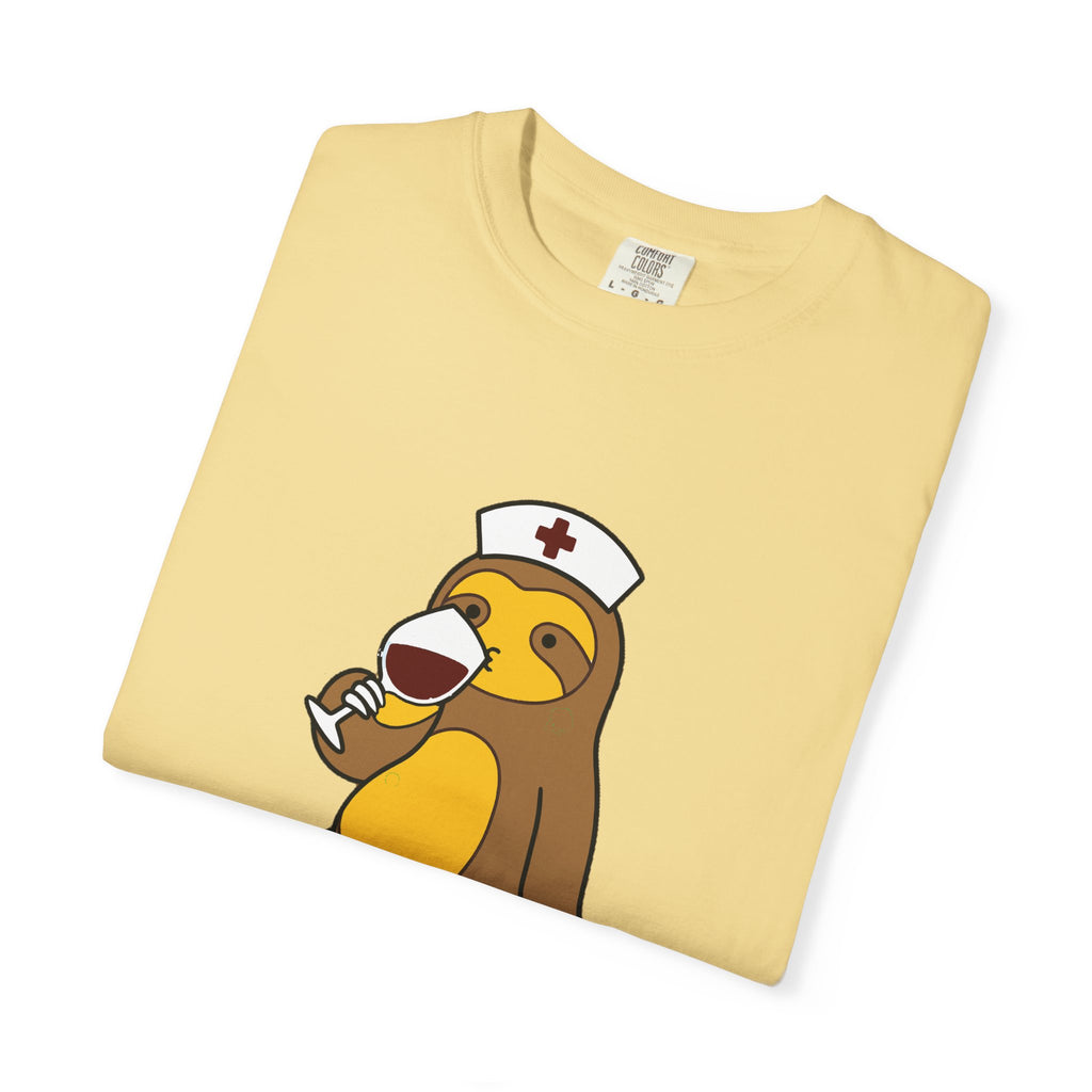 Sloth Nurse T-Shirt — Thanking you for Her Service  Cute, Funny Medical Gift