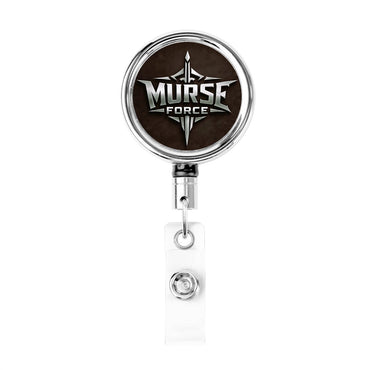 Murse Force – “Tactical Mode” Heavy Duty Metal Badge Reel