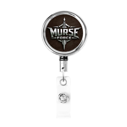 Murse Force – “Tactical Mode” Heavy Duty Metal Badge Reel
