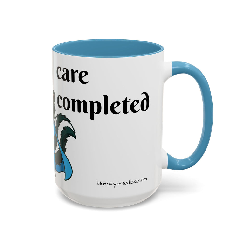 CNA Skunk Warrior Accent Coffee Mug — "Funk defeated,Care Completed"