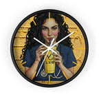 Nurse LVN Coffee Wall Clock — Cute Healthcare Worker Gift