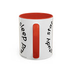 Bee Nurse Coffee Mug — Cute ‘Sleep Phy’ Floral Accent Mug (11/15oz)