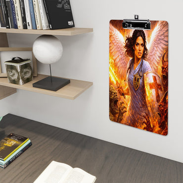 Guardian of the Frontlines: LVN Angel of Valor 🔥 Acrylic Clipboard