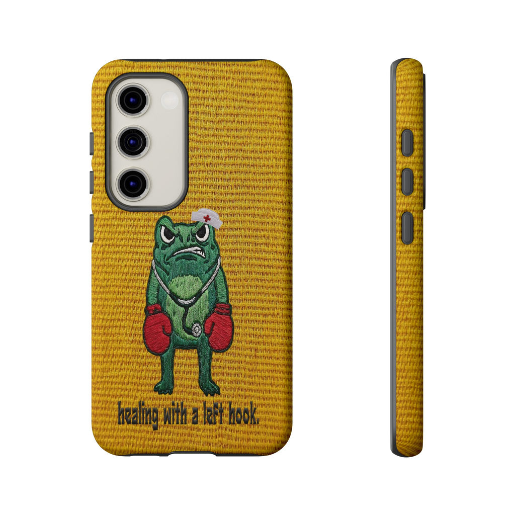 Tough Cases: 'Healing With a Left Hook' Boxing Nurse Phone Case
