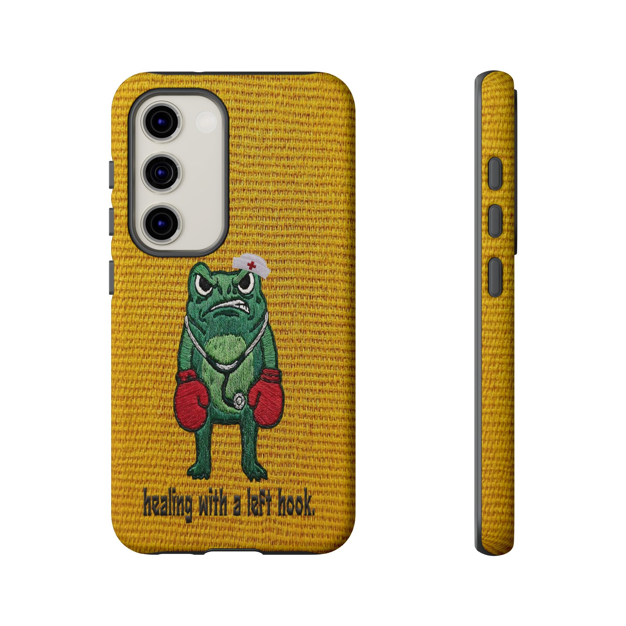 Tough Cases: 'Healing With a Left Hook' Boxing Nurse Phone Case