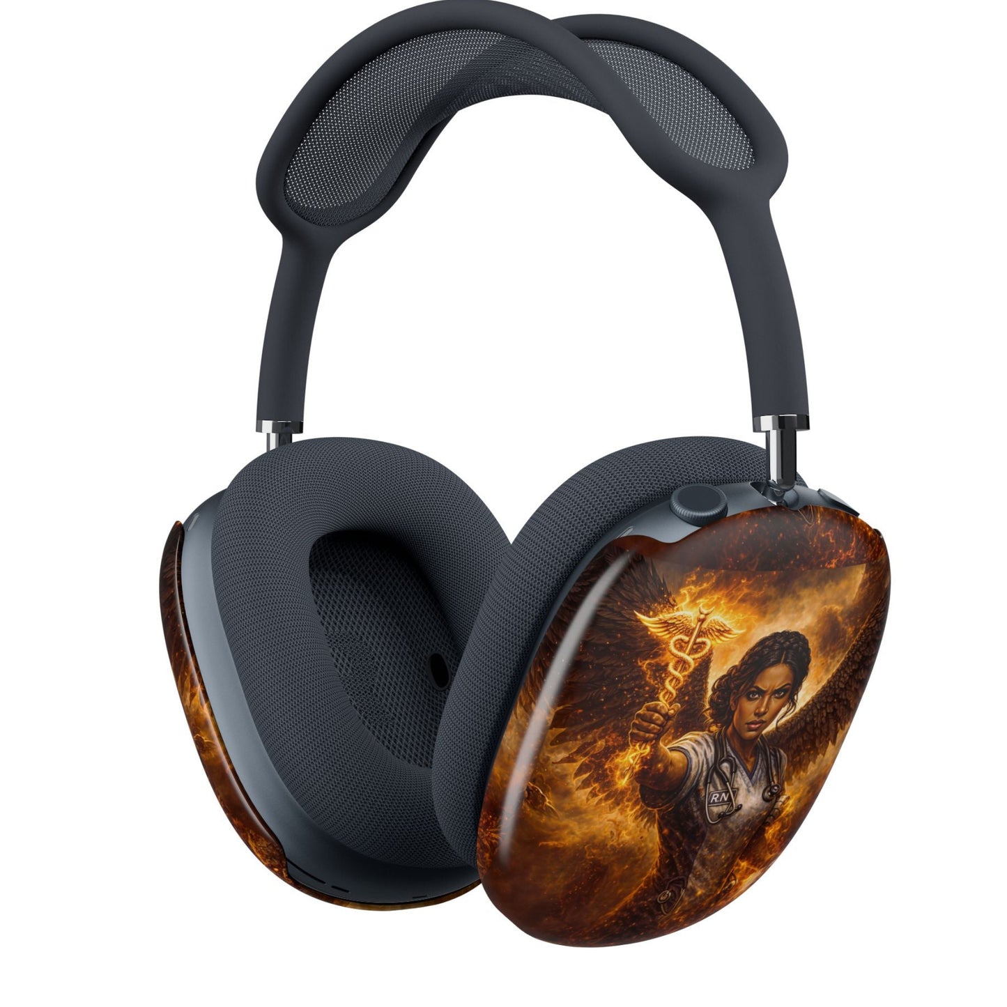 Nurse Warrior Angel AirPod Max Case — Protective Headphone Cover