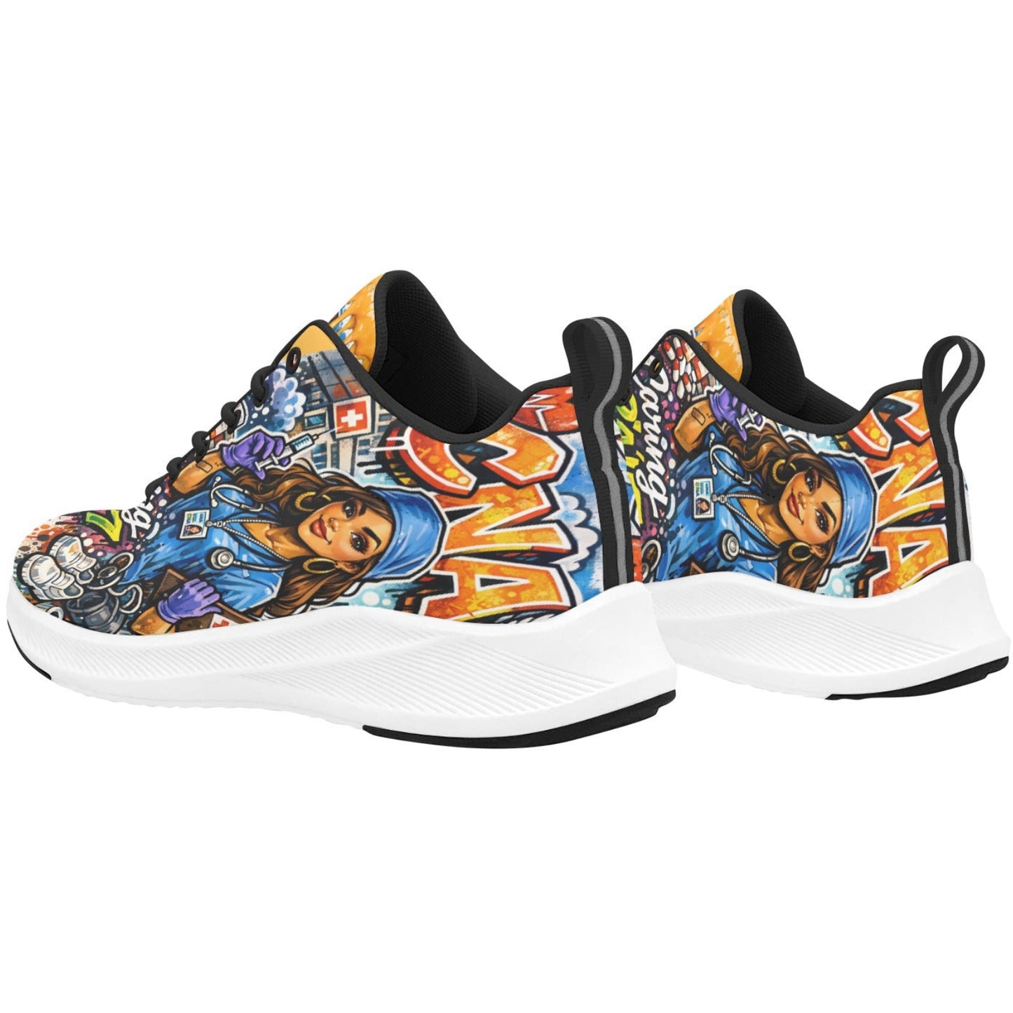 CNA Hustle Graffiti-Style Sneakers