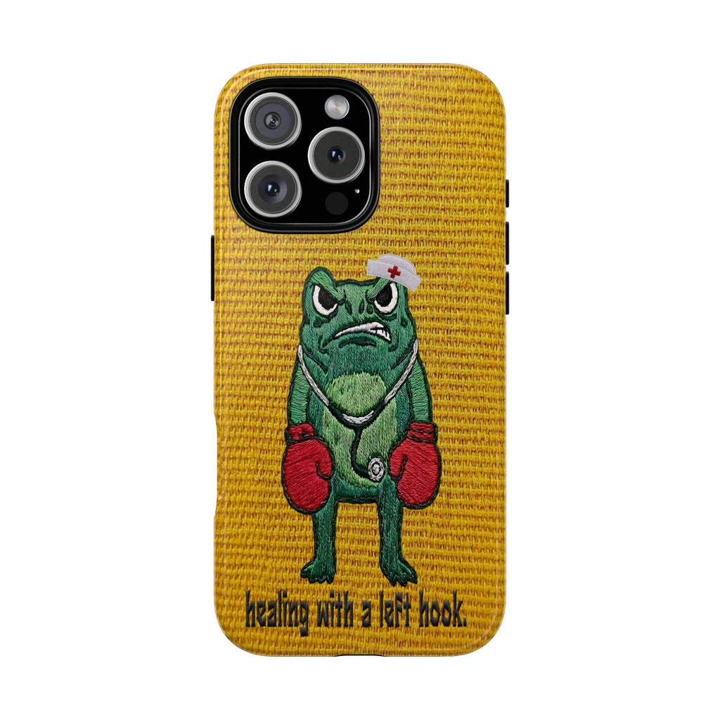 Tough Cases: 'Healing With a Left Hook' Boxing Nurse Phone Case