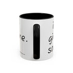 Nurse Sloth Coffee Mug — "it's giving Salty... Like Saline" Accent Mug