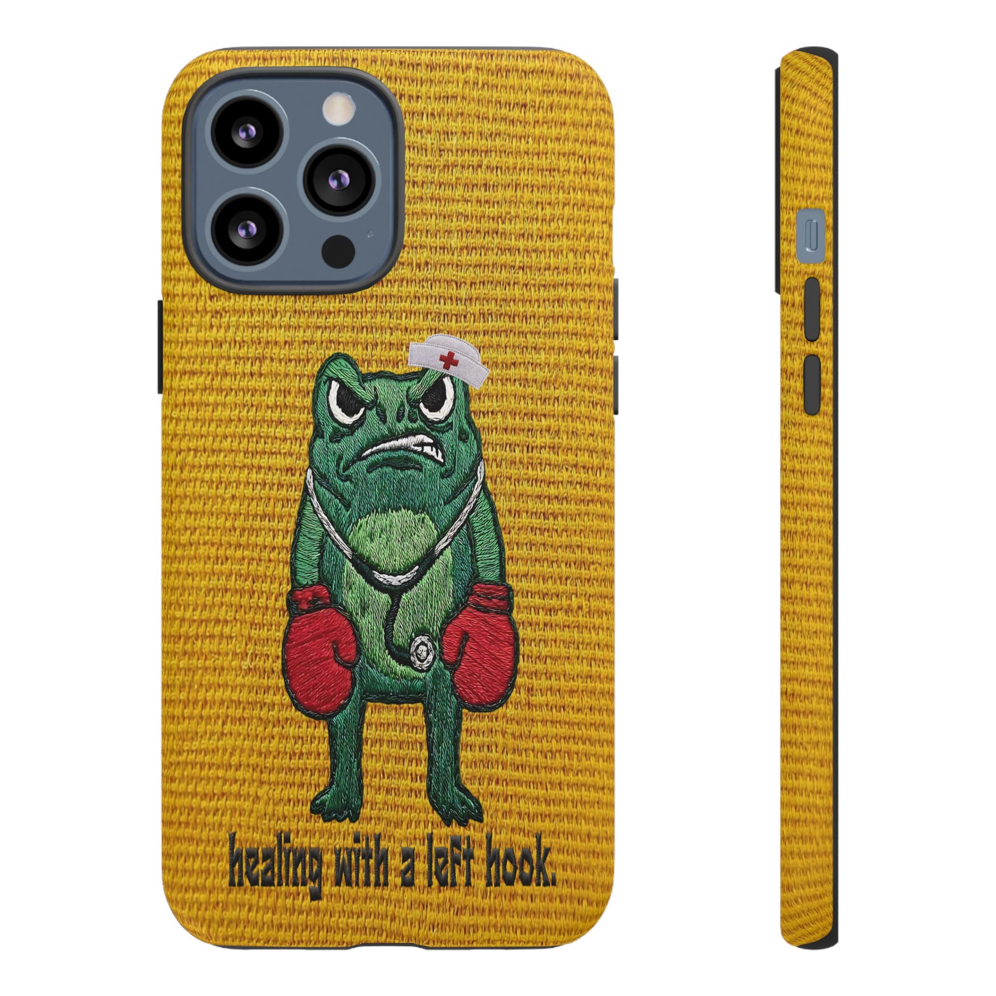 Tough Cases: 'Healing With a Left Hook' Boxing Nurse Phone Case