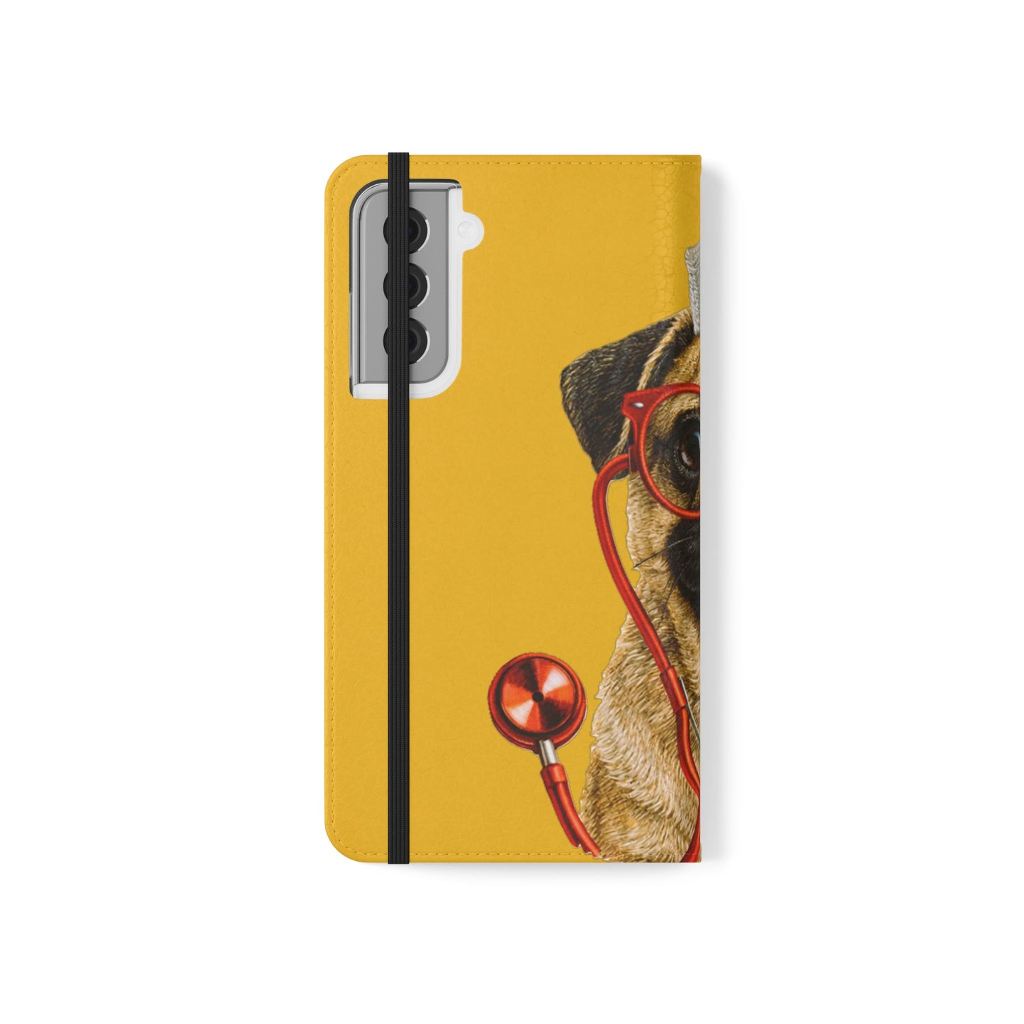 Pug Nurse Flip Phone Case – Cute Medical Phone Cover