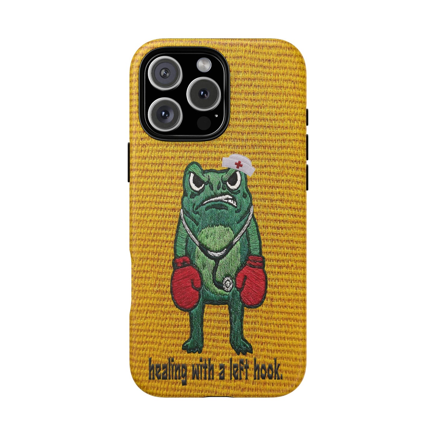 Tough Cases: 'Healing With a Left Hook' Boxing Nurse Phone Case