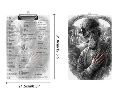 Blood, Precision, and Purpose: The Surgeon’s Clipboard