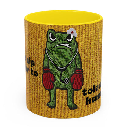 Boxing  Nurse Frog Coffee Mug (11, 15oz)
