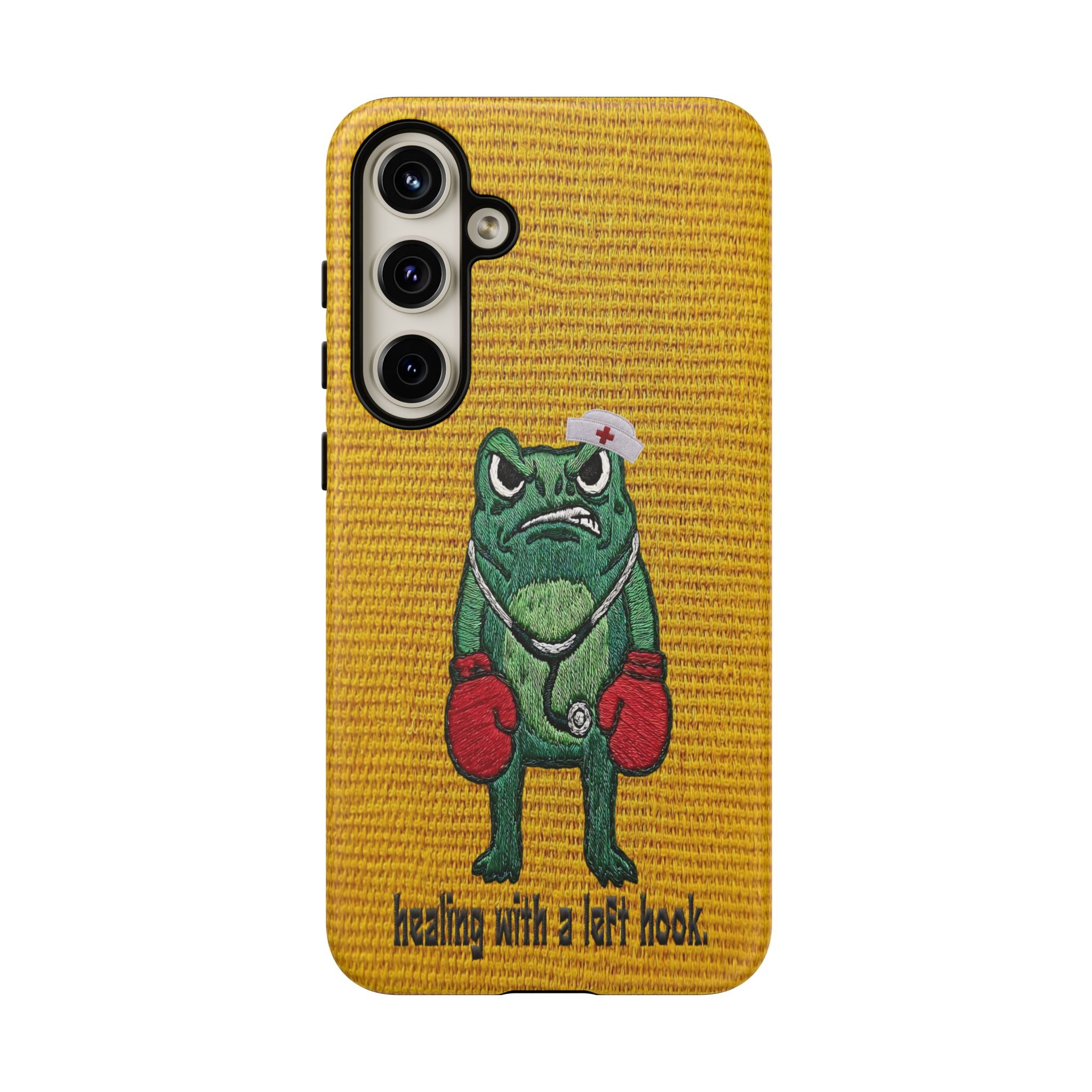 Tough Cases: 'Healing With a Left Hook' Boxing Nurse Phone Case