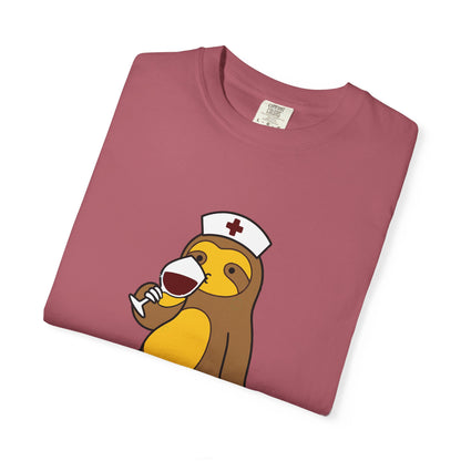 Sloth Nurse T-Shirt — Thanking you for Her Service  Cute, Funny Medical Gift