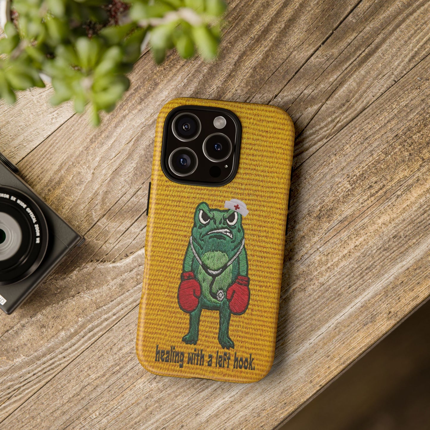 Tough Cases: 'Healing With a Left Hook' Boxing Nurse Phone Case