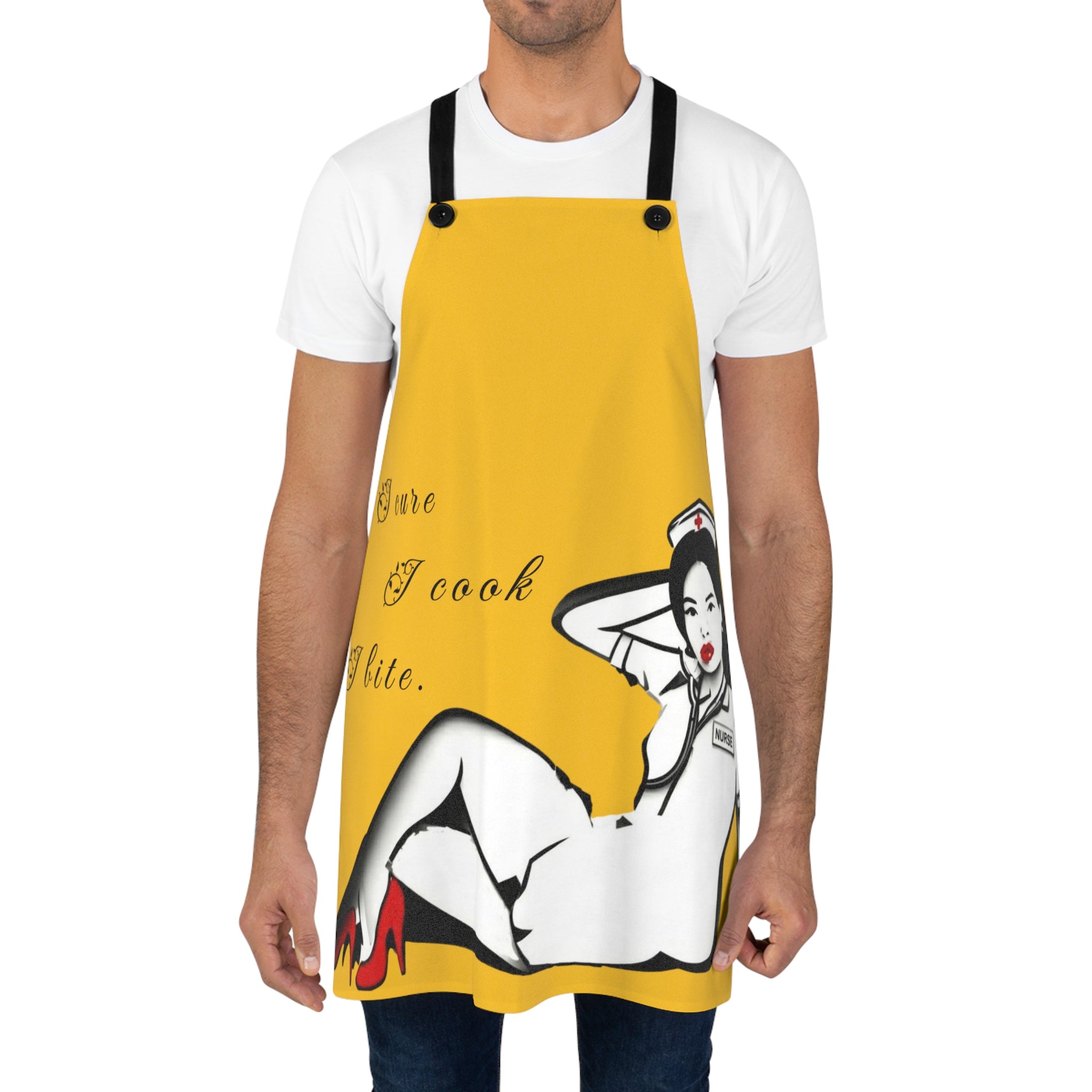 Not your average apron. Not your average nurse.