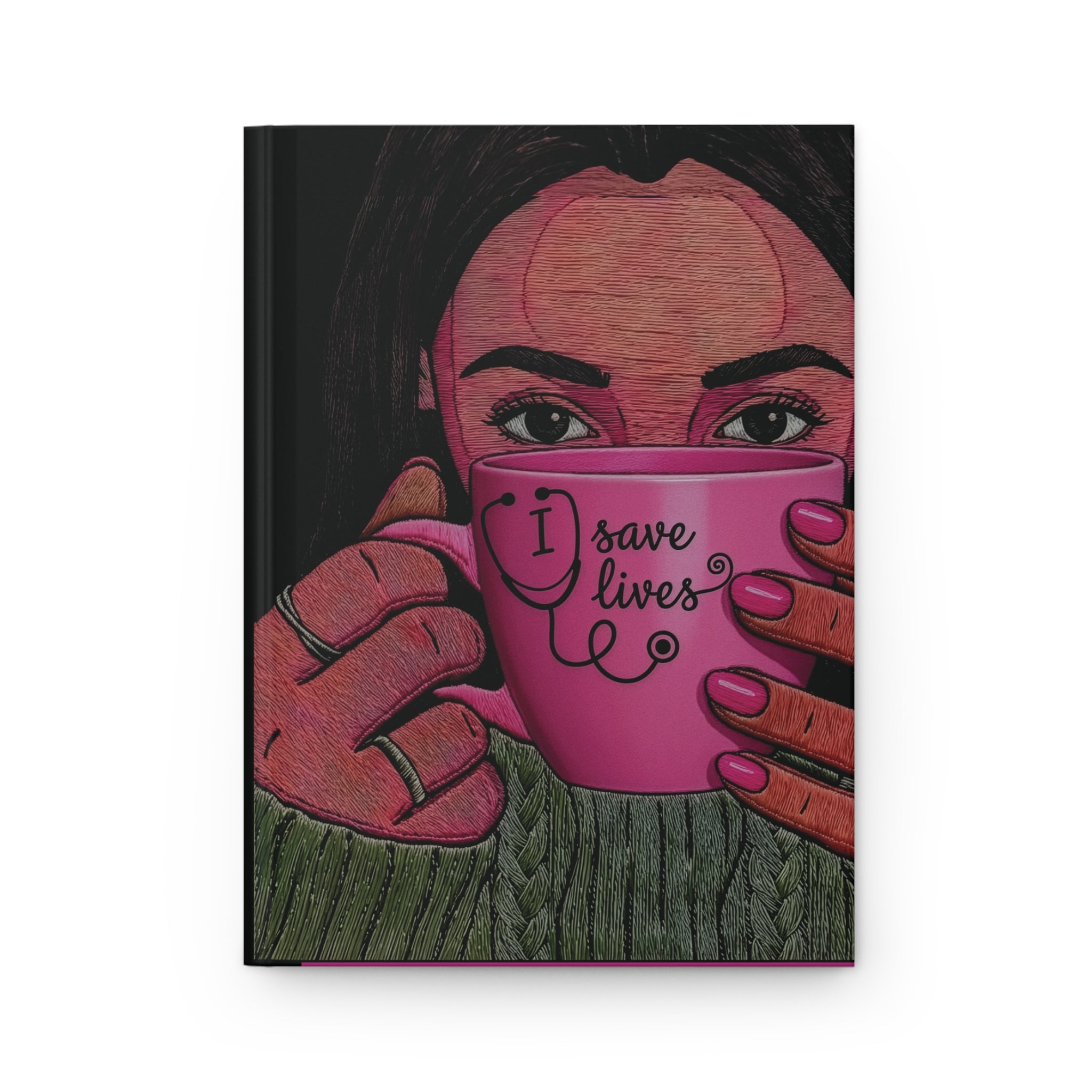 Healthcare Worker Hardcover Journal — Exclusive Matte Design