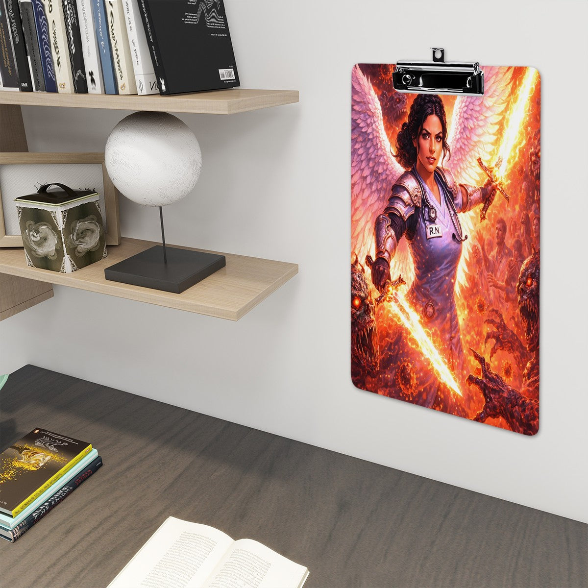 Celestial Warrior-RN Acrylic Clipboard