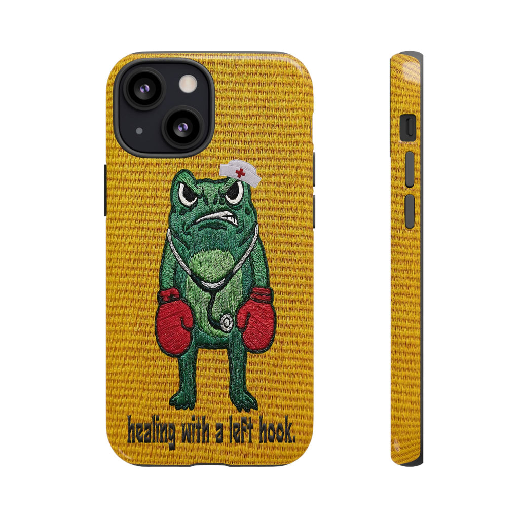 Tough Cases: 'Healing With a Left Hook' Boxing Nurse Phone Case