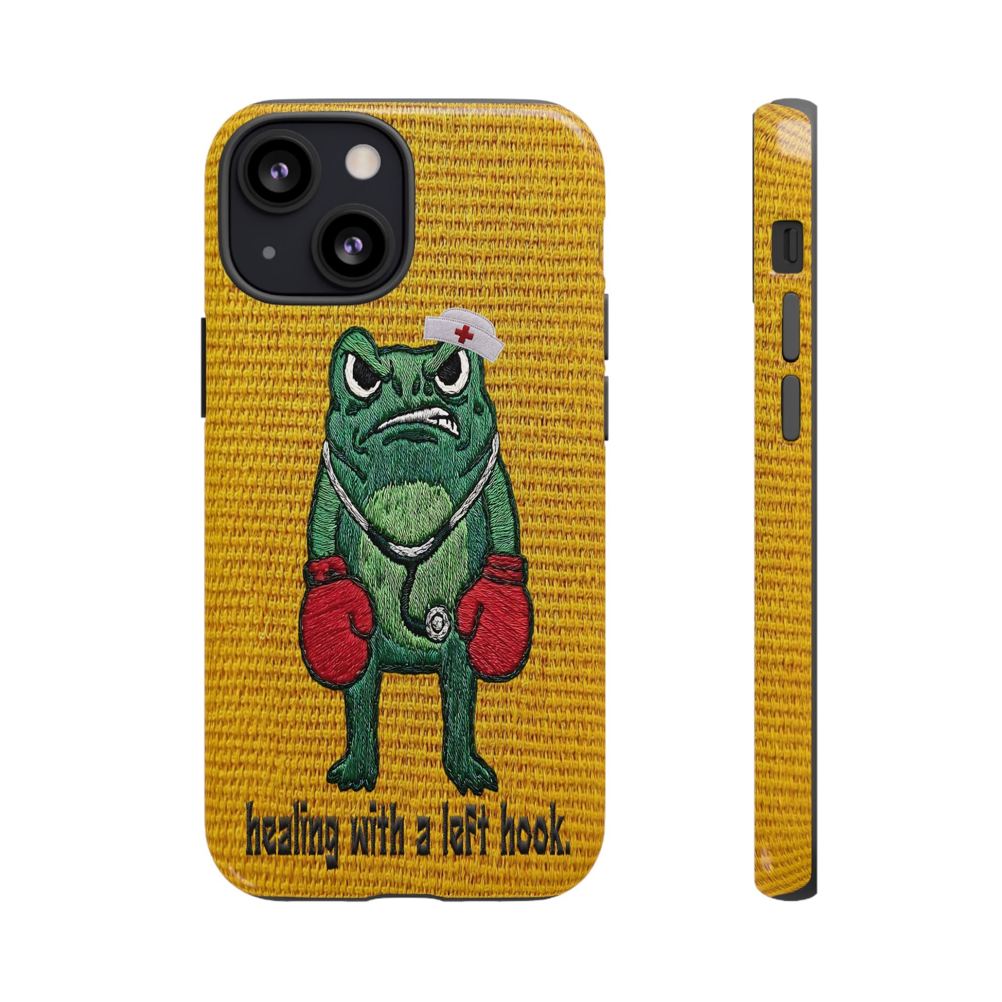 Tough Cases: 'Healing With a Left Hook' Boxing Nurse Phone Case