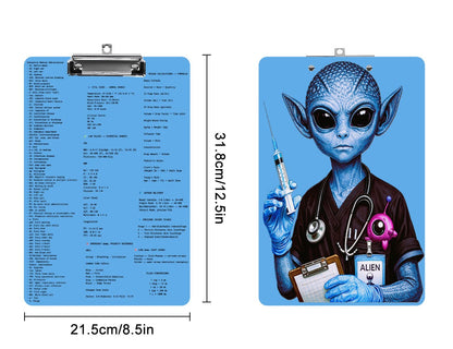 Galactic Medic Reference Duo Acrylic Clipboard