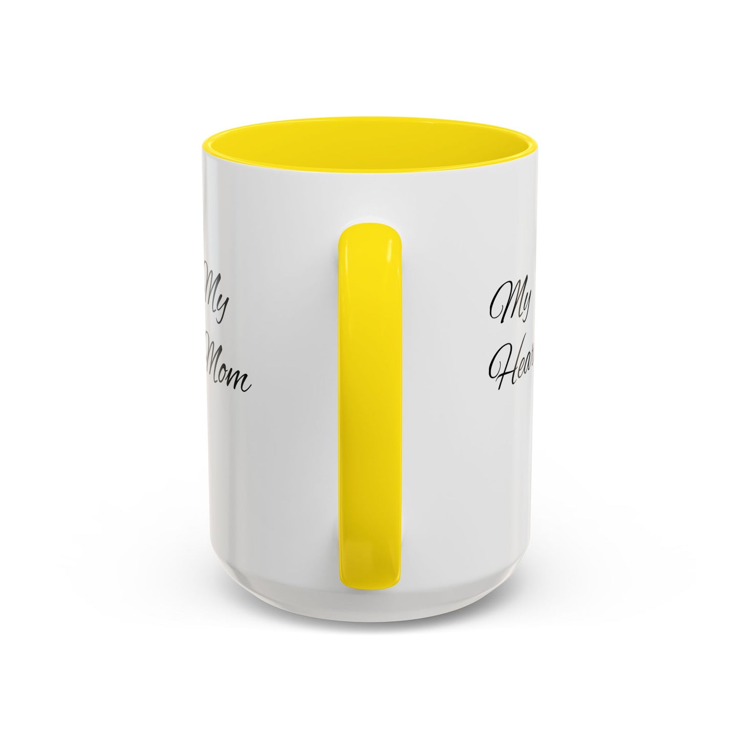 Mothers Day Mug Accent Coffee Mug (11, 15oz) The Heart Behind My Scrubs