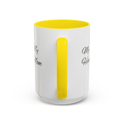 Mothers Day Mug Accent Coffee Mug (11, 15oz) The Heart Behind My Scrubs