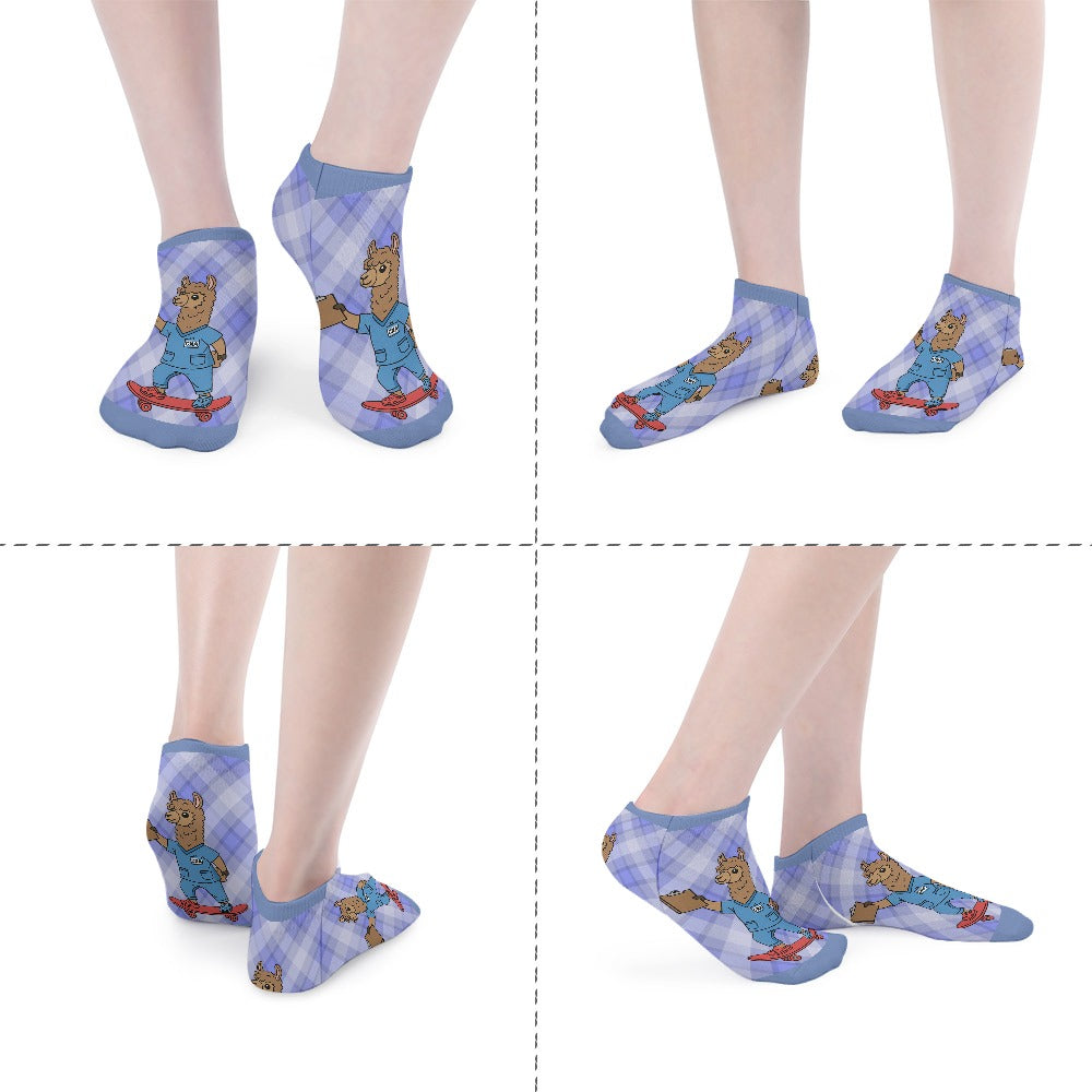 BluTokyo Llama CNA Socks — Shift on Wheels (5 Pairs Of The Same Picture)